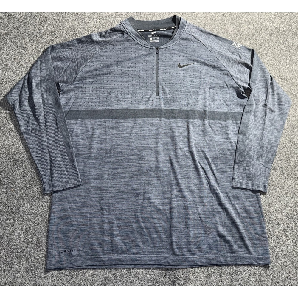 Nike Golf Dry Knit Half Zip Shirt Men's Size‎ XXL 892221 011 Greenbrier Classic